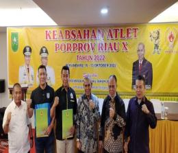 Tim Keabsahan Porprov X Riau 2022.(foto: rahmat/halloriau.com)
