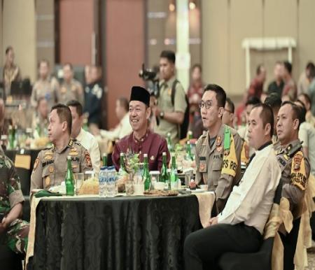 Bupati Rohil hadiri Rapim TNI-Polri se-Provinsi Riau.(foto: afrizal/halloriau.com)