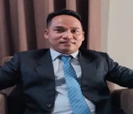 Herman Alwi SH, pengacara yang melaporkan pihak RSUD ke Polres Kepulauan Meranti