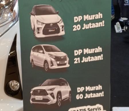 Promo Toyota Agung SM Amin di Mal SKA Pekanbaru.(foto: mimi/halloriau.com)