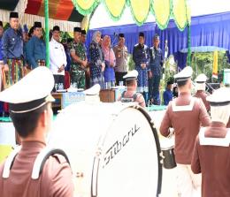 Pawai Taaruf MTQ ke-52 di ikuti 14 kecamatan di Indragiri Hulu (foto/andri)