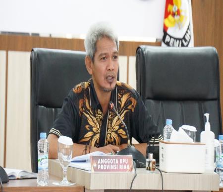 Komisioner KPU Riau Divisi Teknis Penyelenggaraan Pemilu KPU Riau Nahrawi. (Foto:doc-KPU) 