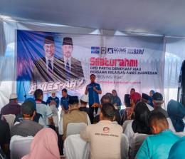 Ketua Demokrat Riau Agung bersama 27 kelompok relawan deklarasi pasangan Anies-AHY untuk Pemilu 2024 (foto/rinai)