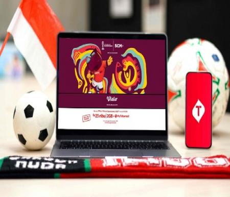 Kolaborasi Telkomsel-Vidio hadirkan paket bundling nonton Piala Dunia U-17.(foto: istimewa)