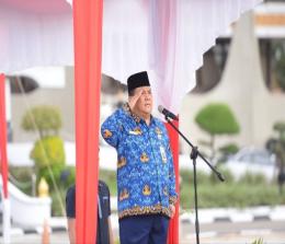 Sekdaprov Riau pimpin Upacara Hari Bela Negara ke-74 (foto/int)