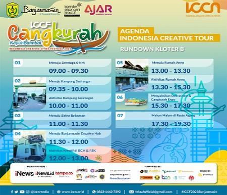 Simpul Jejaring 260 Kota/Kabupaten Seluruh Indonesia Kembali Selenggarakan Indonesia Creative Cities Festival di Banjarmasin