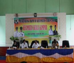 Bupati Pelalawan, HM Harris membuka pelaksanaan Musrenbang Tingkat Kecamatan, Kabupaten Pelalawan.