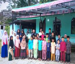 Kolaborasi IKPP Perawang dan IKAMI di Dusun Lubuk Miam, Desa Kuala Gasib (foto/ist)