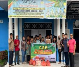 Tim CDN Bangkinang kunjungi Panti Asuhan Muhammadiyah Kampar.(foto: istimewa)