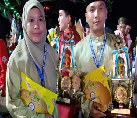 Kontingen Rohil raih juara 3 MTQ XLI Riau 2023.(foto: afrizal/halloriau.com)