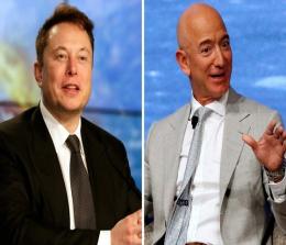 Elon Musk dan Jeff Bezos