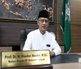 Ketua Umum Pimpinan Pusat Muhammadiyah Haedar Nashir