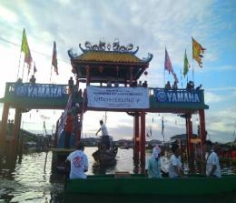 Yamaha berpartisipasi dalam Lomba Dragon Boat Race Tanjug Pinang.