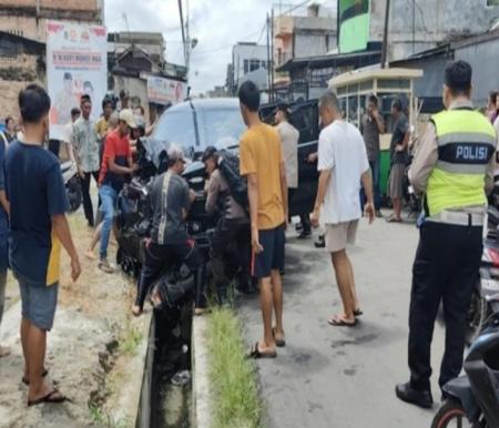 Kecelakaan maut di Jalan Karet, Kota Pekanbaru (foto/int)