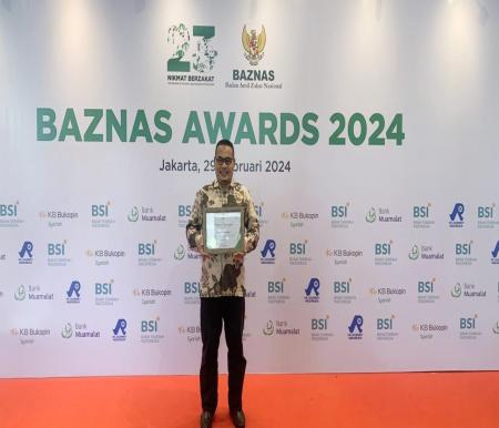 Baznas Provinsi Riau borong 3 kategori penghargaan di Baznas Award 2024 (foto/Mg1)