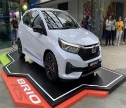 Launching New Honda Brio di Mal SKA Pekanbaru.(foto: budy/halloriau.com)