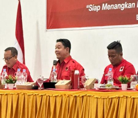 Wakil Ketua Bidang Pemenangan Pemilu DPD PDIP Riau, H Syafaruddin Poti.(foto: sri/halloriau.com)