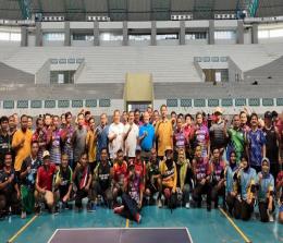 Turnamen dibuka Kadispora Riau H Boby Rachmat (foto/rahmat-halloriau)