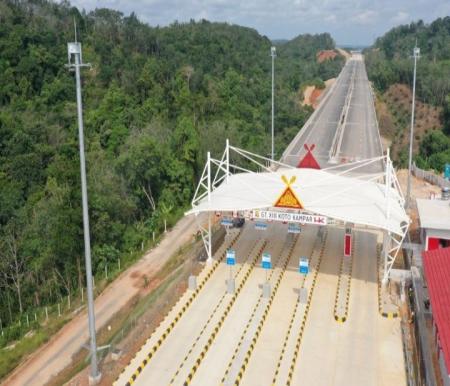 HK Targetkan Tol Bangkinang-Tanjung Alai sudah beroperasi dua jalur saat Lebaran 2024 (foto/ist)