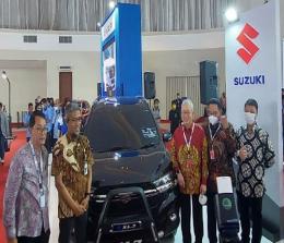 Booth Suzuki di GIIAS 2022 Semarang.(foto: istimewa)