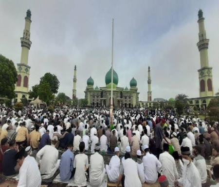 Masjid Raya An-Nur termasuk dari 192 masjid lokasi Salat Idulfitri di Kota Pekanbaru (foto/int)