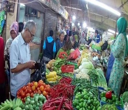 Ilustrasi pedagang sayuran Solok, Sumbar tak berangkat ke Pekanbaru (foto/int)