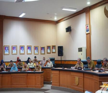 Kegiatan pembahasan Renja Pembangunan Riau 2025.(foto: mcr)
