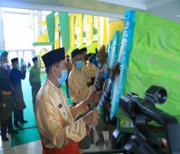 Walikota Pekanbaru Firdaus membuka MTQ ke-53 di area Islamic Center, Tenayan Raya. 
