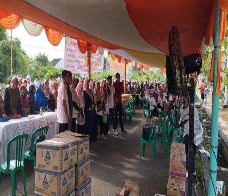 Operasi Pasar ini dilakukan Disperindagsar di Pujasera Bagansiapiapi (foto/afrizal)