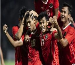Timnas Indonesia sukses ke final setelah mengalahkan Vietnam dengan skor tipis 3-2 (foto/antara)