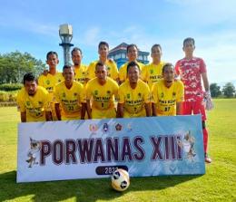 Sepakbola dan Futsal PWI Riau sumbang dua perunggu di Porwanas XIII (foto/ist)