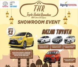   Agung Toyota SM Amin hadirkan program Toyota Hadiah Lebaran (THR) dan Bazar Toyota.