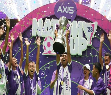 SMAN 8 Makassar keluar sebagai pemenang turnamen futsal terbesar antar SMA se-Indonesia, AXIS Nation Cup 2023 (foto/ist)