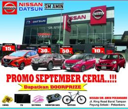 Program September Ceria Nissan SM Amin hadir di Pekanbaru Auto Show