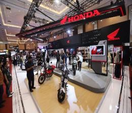 AHM hadirkan lebih dari 27 unit sepeda motor Honda di IMOS 2022. (Foto/ist)
