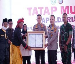 Kapolda Riau, Irjen Pol Mohammad Iqbal saat melaksanakan kunjungan kerja di Kabupaten Bengkalis