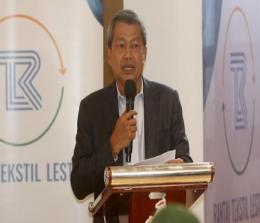 Basrie Kamba, Ketua Umum RTL dalam Indonesia Sustainable Conference 2022 yang dilaksanakan RTL di Jakarta.(foto: istimewa)