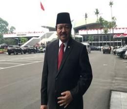  Ketua Kordinator Bidang Pemenangan Pemilu Sumatera 1, Idris Laena (foto/Rico)