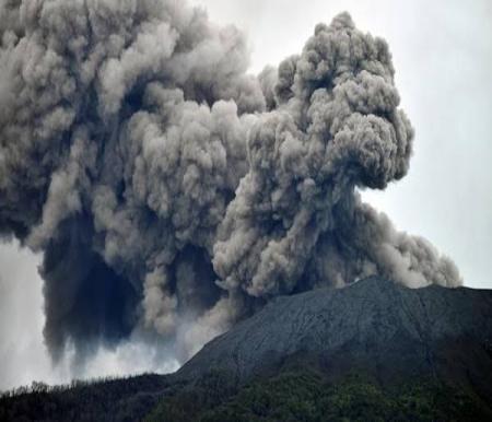 Erupsi Gunung Marapi Sumbar yang menewaskan 24 pendaki (foto/int)