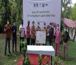 Peluncuran agroforestri ramah gajah di Kabupaten Bengkalis. 