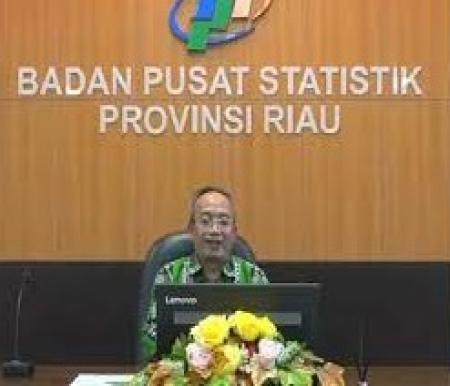 Kepala Badan Pusat Statistik (BPS) Provinsi Riau, Asep Riyadi. 