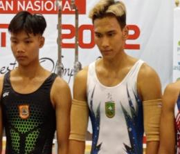 Atlet Abio Raffi harumkan nama Riau di Kejurnas Senam Artistik di Bandung (foto/Mat)