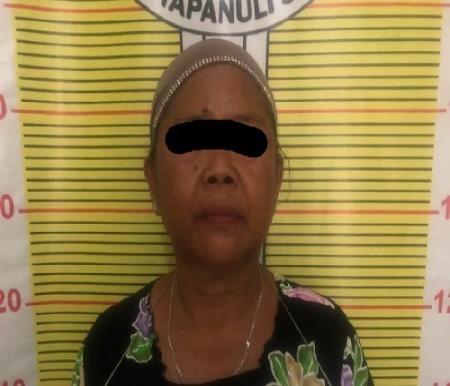 Emak-emak di Kabupaten Tapsel ditangkap polisi karena menjual ganja (foto/int)