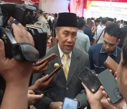 Gubernur Riau Syamsuar usai pelantikan Pj Bupati Kampar dan perpanjangan Pj Wako Pekanbaru (foto/rinai-halloriau)