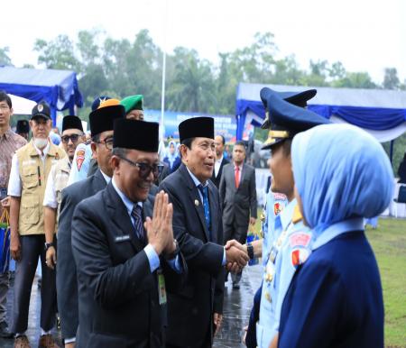 Sekda Siak hadiri Sertijab Komandan Lanud Roesmin Nurjadin Pekanbaru (foto/ist)