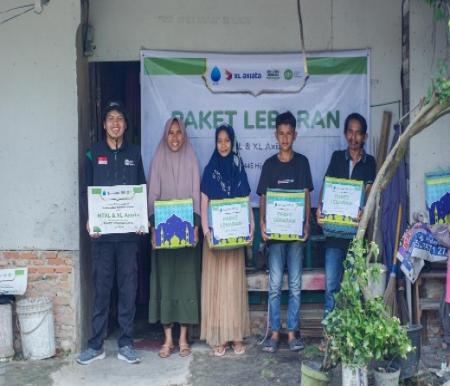 IZI Riau bersama MTXL dan Axiata sukses salurkan Paket Lebaran Booking Berkah Ramadan di Kampar (foto/ist)