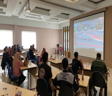 Nobar MotoGP Mandalika di Karim Auditorium PT CDN wilayah Riau (foto/ist)