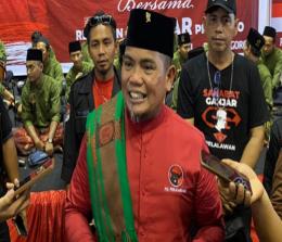 Ketua DPD PDIP Riau, Zukri Misran.(foto: rinai/halloriau.com)
