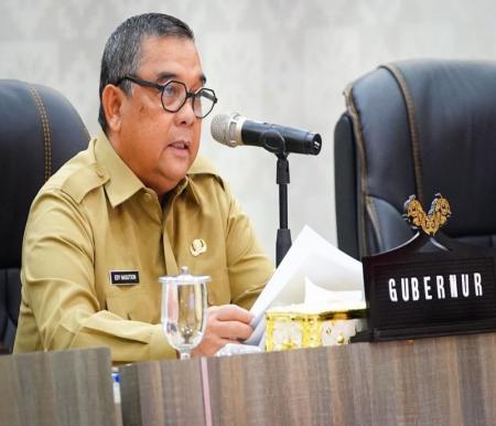 Gubernur Riau, Edy Natar Nasution.(foto: mcr)