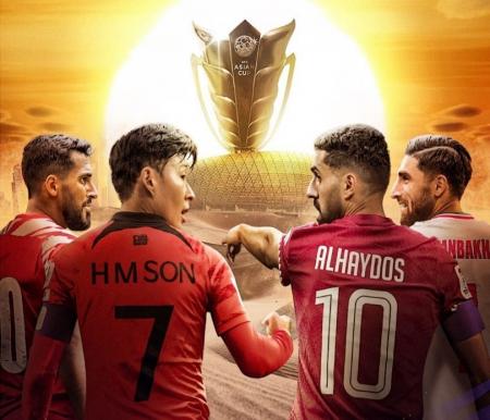 Laga sengit empat negara di semifinal Piala Asia 2023, Korea, Yordania, Iran, dan tuan rumah Qatar (foto/IG afcasiancup)